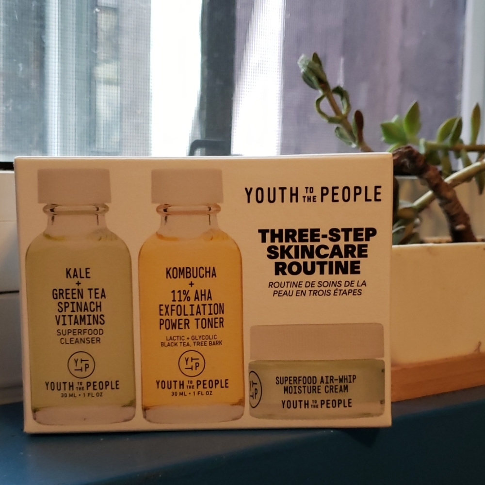 Youth to the People 3 step skincare routine